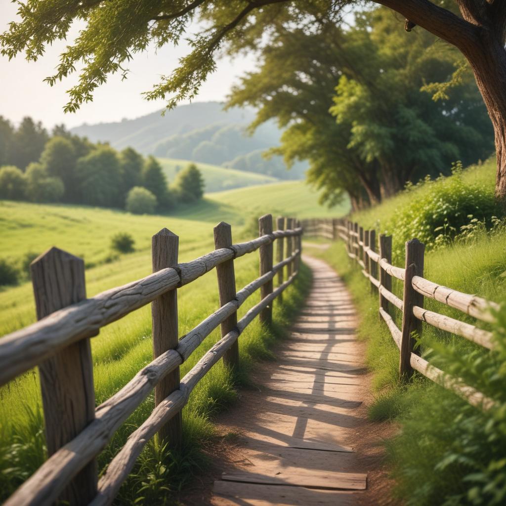 Ограждения из натурального дерева