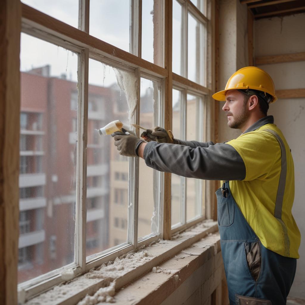 Пена для герметизации в строительных работах