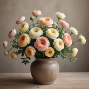 Ранункулюсы в составе флористических композиций